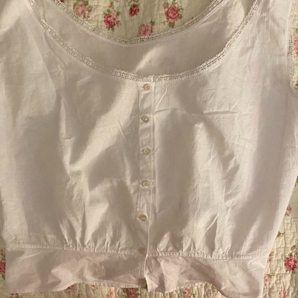Antique Edwardian (circa 1905) blouse/camisole/corset cover - Picture 1 of 2